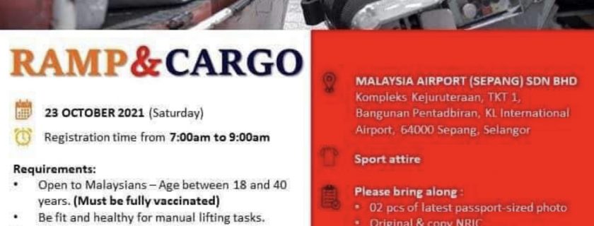AirAsia Ramp & Cargo Agent (KLIA)-Oct 2021