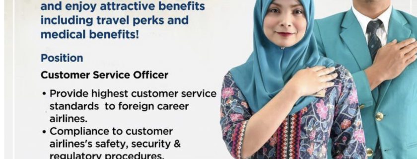 Malaysia Airlines Customer Service Officer – Online Application (Dec2021)