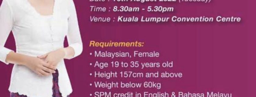 Batik Air Cabin Crew Recruitment- Aug 2022 (KUL)