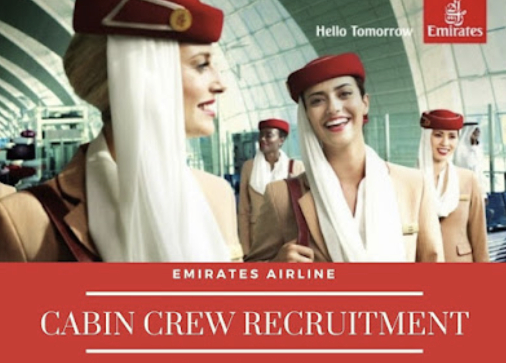Emirates Airlines Cabin Crew Recruitment-Aug 2021